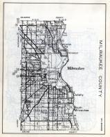 Milwaukee County Map, Wisconsin State Atlas 1933c